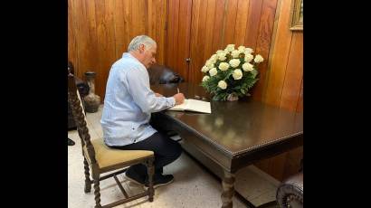 El presidente de Cuba, Miguel Díaz-Canel