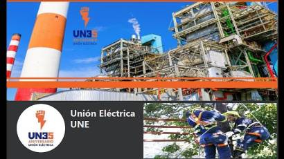 Reporte de la Unión Eléctrica de Cuba
