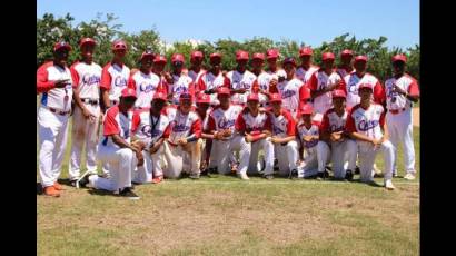 Equipo Cuba de béisbol categoría sub 15