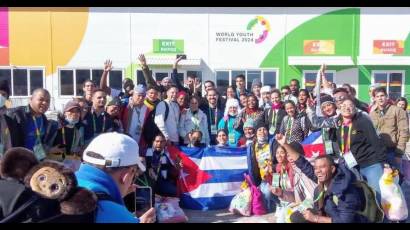 Cubanos en Sochi para el Festival Mundial de la Juventud