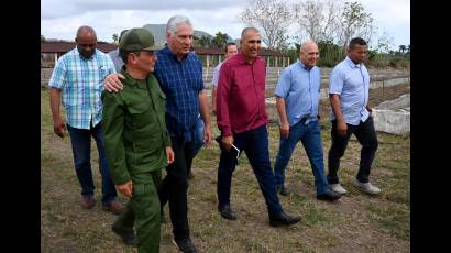 Por tercera vez en este 2024, Díaz-Canel en Isla de la Juventud