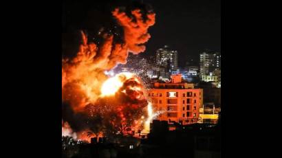 Aviones israelíes bombardearon varios objetivos civiles