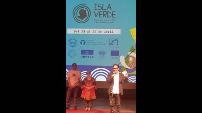 Actor cubano Jorge Perugorría  Premio Nacional de Cine 2024, inauguró el Festival Isla Verde