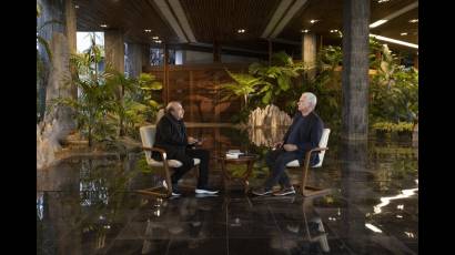 Entrevista concedida por Miguel Díaz-Canel a Ignacio Ramonet, catedrático y periodista español