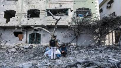 La situación sanitaria y humanitaria es crítica en la Franja de Gaza.