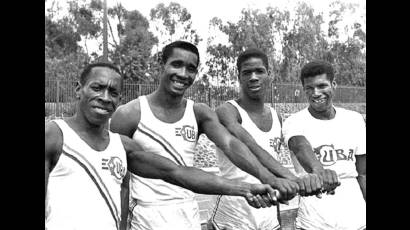 La cuarteta cubana de 4x100 metros