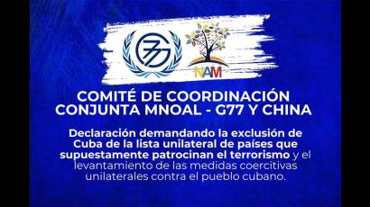Reclaman salida de Cuba de lista de países patrocinadores del terrorismo (+Post)