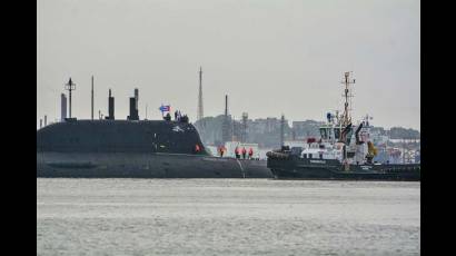 Buques de la Armada de Rusia arriban a Cuba