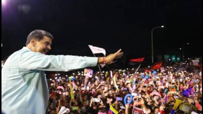 Continúan las muestras de apoyo popular a la candidatura de Nicolás Maduro para las elecciones del 28J