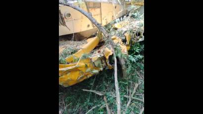 Piloto sobrevive a accidente en Sancti Spíritus