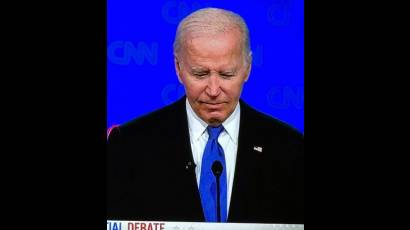 En el primer debate presidencial Biden no tuvo buenos momentos de disertaciones