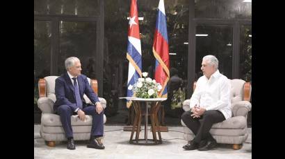 Miguel Díaz-Canel Bermúdez y Viacheslav Volodin