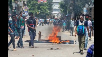 Manifestaciones en Bangladés