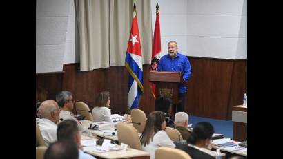 El texto presentado por el Primer Ministro de la República de Cuba, Manuel Marrero Cruz, será llevado próximamente, para dar paso a otras reflexiones, a la Asamblea Nacional del Poder Popular