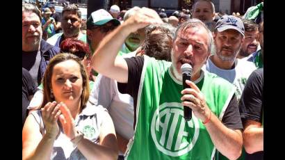 Rodolfo Aguiar, secretario general de la Asociación de Trabajadores del Estado.