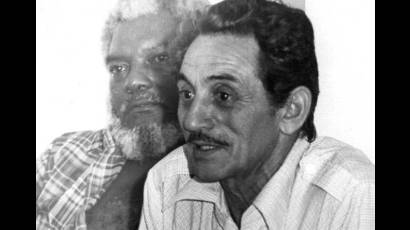 Ricardo Santana (derecha) con Agustín Díaz Cartaya