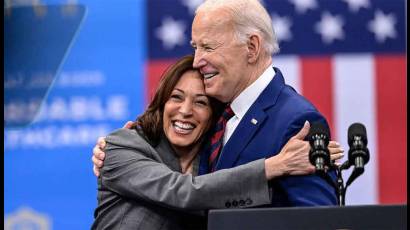 Kamala Harris y Joe Biden