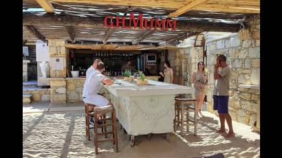 Insólito hallazgo en un bar de playa