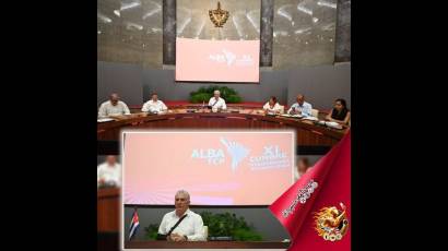 Presidente Díaz-Canel participa desde La Habana en XI Cumbre Extraordinaria del ALBA-TCP.