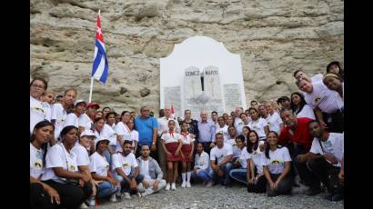 Presidente cubano encabezó acto nacional en Playita de Cajobabo