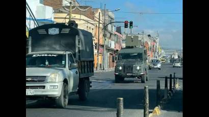 Latacunga blindada con miles de militares y policías