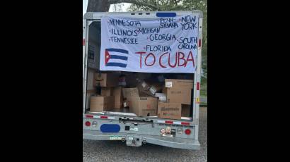 Caravana de solidaridad con Cuba