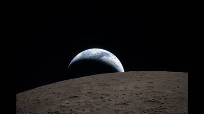 Tierra vista desde la luna