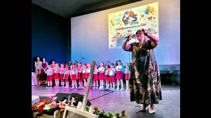 Acto central por el aniversario 65 de los círculos infantiles