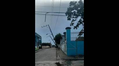 Tormenta local severa en la ciudad de Guantánamo