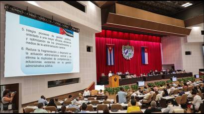 Parlamento cubano aprueba Ley de Organización de la Administración Central del Estado
