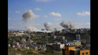 El ejército israelí mantiene los ataques en el sur del Líbano.