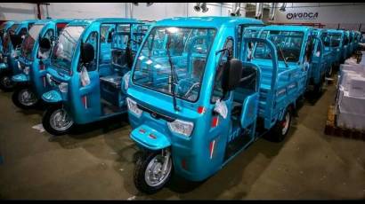 Triciclo eléctrico.