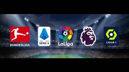 Cinco grandes ligas del fútbol europeo