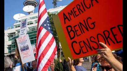 Censura de prensa en Estados Unidos