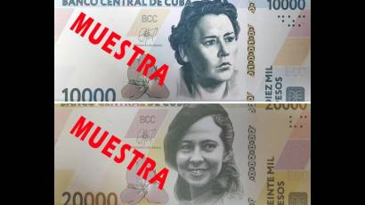Nuevos billetes de alta denominación entran en circulación en Cuba.