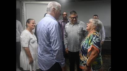 Díaz-Canel visita La Chocolatera