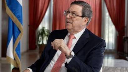 Canciller cubano entrevista