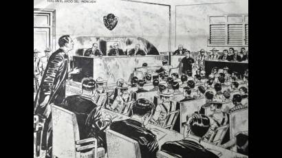 El 16 de octubre de 1953 Fidel explicó por qué era legítimo y necesario luchar contra la dictadura de Batista en el alegato del juicio que se le seguía por los sucesos del 26 de julio.