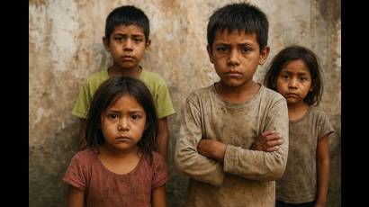 Pobreza multidimensional golpea a millones de niños