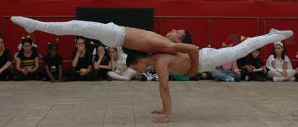 Dúo de Acrobacia los Fernández