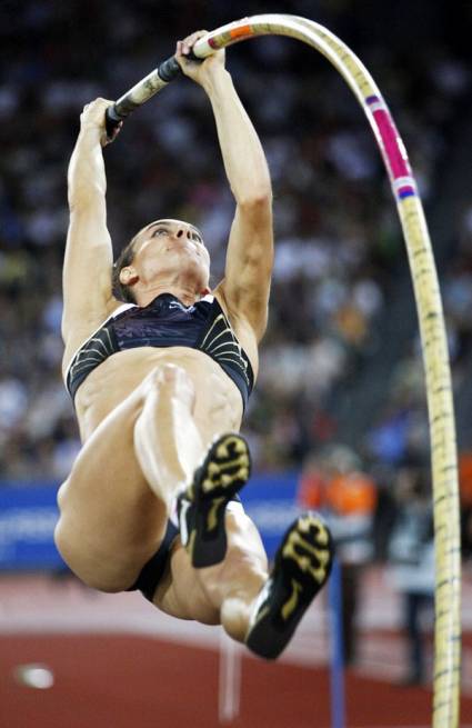 Nuevo récord mundial de Yelena Isinbayeva