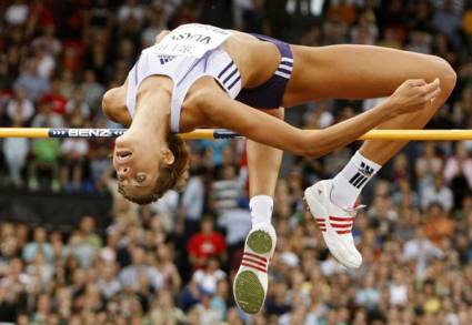 Blanca Vlasic en el Grand Prix de Atletismo en Zabreg, Croacia