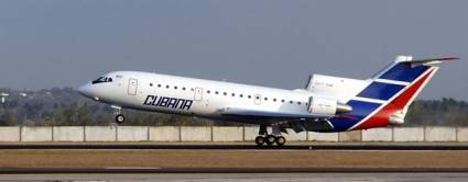 Avión de Cubana de Aviación