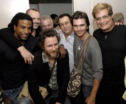 Juanes a su llegada a La Habana