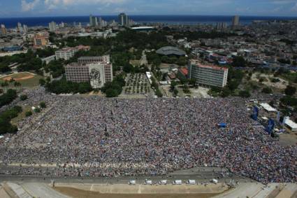 Más de un millón de cubanos en concierto de Paz Sin Fronteras en La Habana