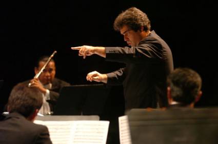 El director de orquesta Iván del Prado