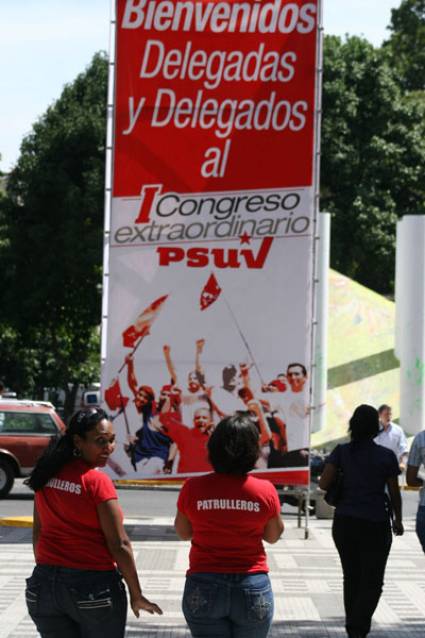 Organizadores del I Congreso Extraordinario del PSUV