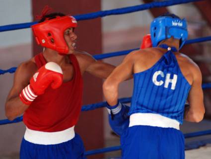 Noslán Yera en Torneo Nacional de Boxeo por equipos