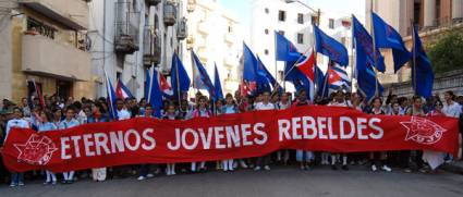 Imponente marcha estudiantil este viernes en La Habana