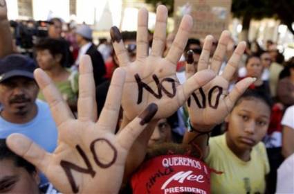 Protestan contra las elecciones en Honduras